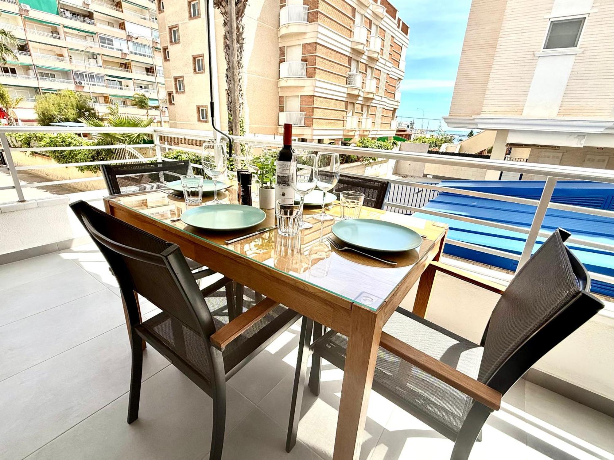 Be Happy, Santa Pola Apartamento A 50 Metros De La Gran Playa Exterior foto